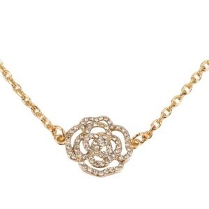KATE SPADE • Gold Crystal Rose Pavè Bracelet